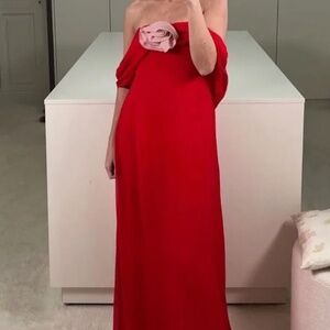 Bernadette Daffodil Dress Silk Off the Shoulder Gown FR42 US10 UK14 XL